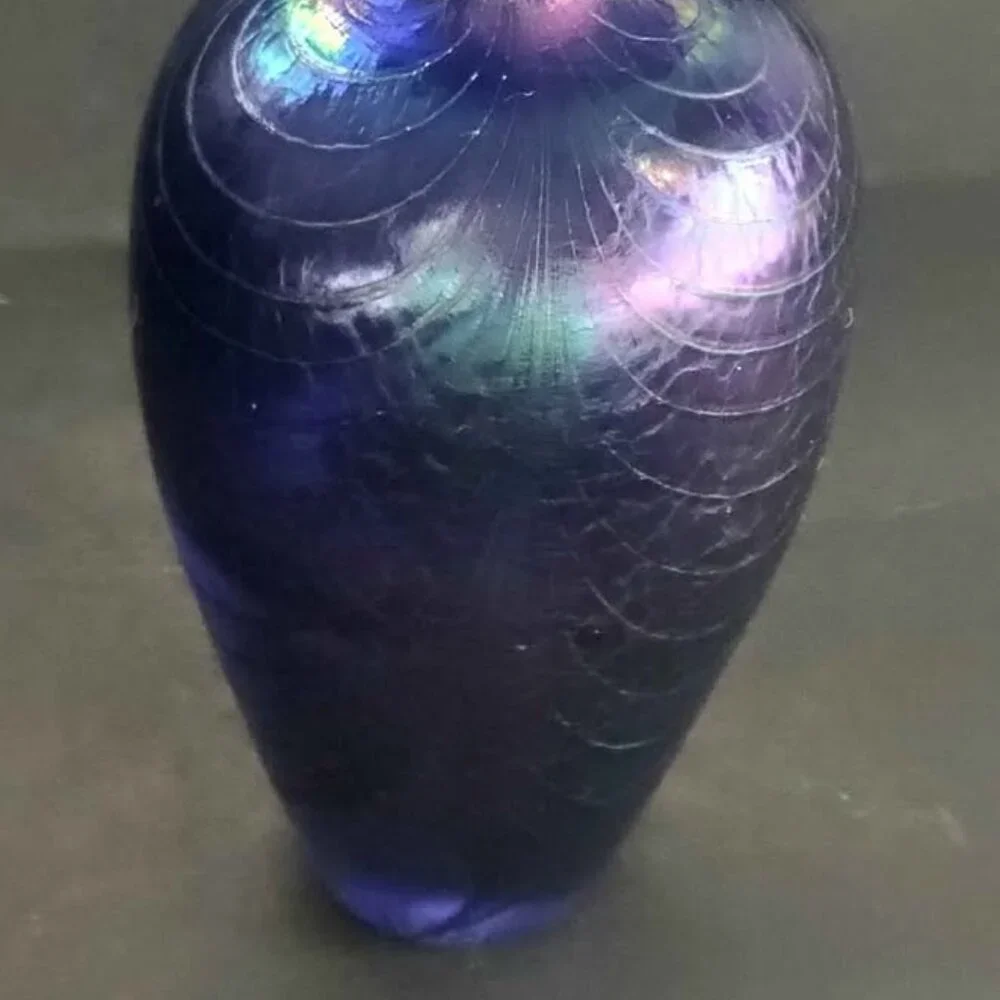Robert Held Art Glass Bud Vase - Signed